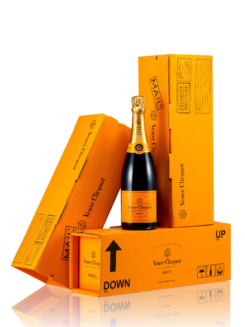 RARE VEUVE CLICQUOT ADVERTISING MAIL DISPLAY POP-UP 2014 PRIORITY  #CLICQUOTMAIL