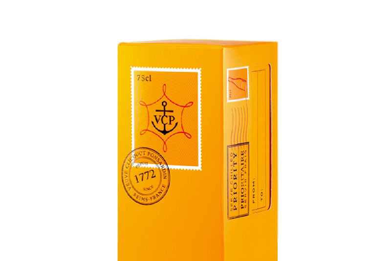 RARE VEUVE CLICQUOT ADVERTISING MAIL DISPLAY POP-UP 2014 PRIORITY  #CLICQUOTMAIL