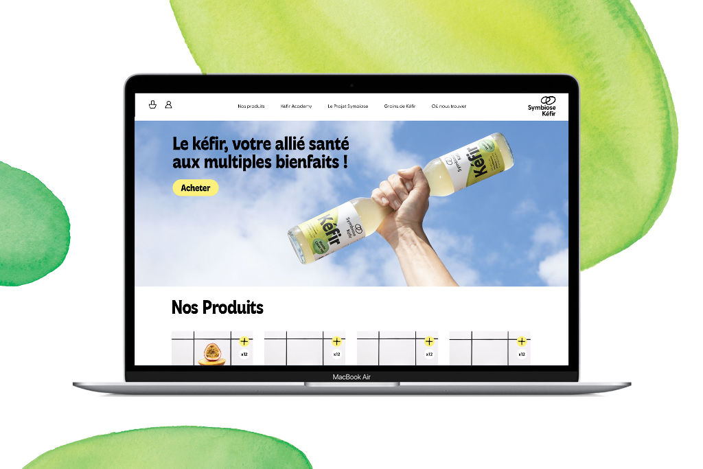 Kefir Studio Symbiose Kéfir - Identité de marque de Symbiose Kéfir - 2023 • Projets ...