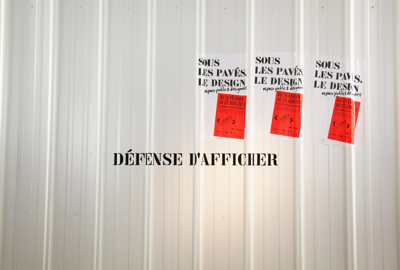 Sous les pavés, le design