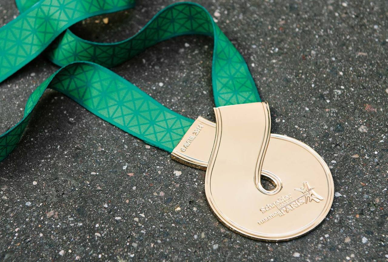 Médaille pour le Marathon de Paris